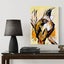Tui bird abstract painting Carousel 8