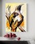 Tui bird abstract painting Carousel 2