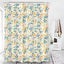 Flower Leaves Shower Curtain Waterproof Fabric Bath Curtains w/Hooks Home Decor Carousel 16