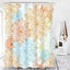 Flower Leaves Shower Curtain Waterproof Fabric Bath Curtains w/Hooks Home Decor Carousel 19