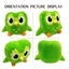 Duolingo Plush Duo 10 Year Anniversary Green Owl Gift For Kids Doll Plush Toy Carousel 3