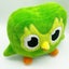 Duolingo Plush Duo 10 Year Anniversary Green Owl Gift For Kids Doll Plush Toy Carousel 4