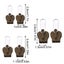 6PCS Universal Metal Zipper Pull Fixer Slider Puller Zip Head Repair Replacement Carousel 4