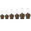 6PCS Universal Metal Zipper Pull Fixer Slider Puller Zip Head Repair Replacement Carousel 15