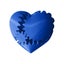 3D Printed Twisted Heart Gear Ball Fidget Toys for Autism/ADHD Home Office Decor Carousel 5