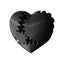 3D Printed Twisted Heart Gear Ball Fidget Toys for Autism/ADHD Home Office Decor Carousel 8