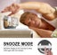 Loud Digital Alarm Clock with Bed Shaker,2 USB Charger, Adjustable LED Light W Carousel 5