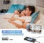 Loud Digital Alarm Clock with Bed Shaker,2 USB Charger, Adjustable LED Light W Carousel 8