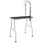 Folding Non-Slip Grooming Table with Adjustable Arm for Pet Bathing and Grooming Carousel 1