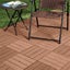 DIY Decking Tiles Redwood 300*300*20 - Pack of 10 Carousel 6