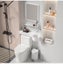 Ceramic Washbasin White Bathroom Sink 700mm Carousel 3