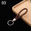 Wristlet Braided Car Keyring Leather Keychain Key Holder Weave Rope Strap Fob Carousel 3