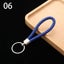 Wristlet Braided Car Keyring Leather Keychain Key Holder Weave Rope Strap Fob Carousel 6
