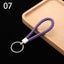 Wristlet Braided Car Keyring Leather Keychain Key Holder Weave Rope Strap Fob Carousel 7