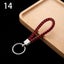 Wristlet Braided Car Keyring Leather Keychain Key Holder Weave Rope Strap Fob Carousel 14