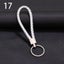 Wristlet Braided Car Keyring Leather Keychain Key Holder Weave Rope Strap Fob Carousel 17