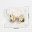 Golden Teardrop Earrings with Delicate Accents Carousel 4