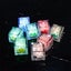 8Pcs LED Light Up Ice Cubes Baby Kids Bath Toy Shower Luminous Toy Decor Carousel 3
