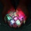 8Pcs LED Light Up Ice Cubes Baby Kids Bath Toy Shower Luminous Toy Decor Carousel 8