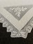 A stunning vintage hand worked filet crochet tablecloth Carousel 2