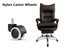 Office Chair with Footrest PU Coffee Carousel 10