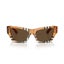 Burberry BE4441U 414673 Women's Sunglasses - Check Sand, Dark Brown Lenses Carousel 4