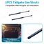 2PCS Tailgate Gas Struts Set Suitable For Peugeot 207 Hatchback 9659789480 Black Carousel 18