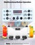 Commercial Slushy Machine 15Lx3 Tank Margarita Smoothie Frozen Drink Maker Carousel 4
