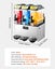 Commercial Slushy Machine 15Lx3 Tank Margarita Smoothie Frozen Drink Maker Carousel 7