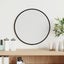 Vida Xl Wall Mirror Black A 30 Cm Round Carousel 6