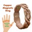 2 Copper Rings Women Healing Magnetic Rings Arthritis Painful Joints One Size... Carousel 3