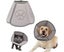 For Dogs Cats Adjustable Soft Cone Collar Carousel 1