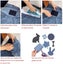 20pcs 4 Colors DIY Iron on Denim Fabric Patches for Clothing Jeans Repair Kit Carousel 4