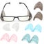 1Pairs Side Shields For Eye Glasses Slip On Safety Glasses Shield Universal Carousel 1