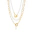 Baroque Multi-Layer Statement Pearl Necklace Carousel 2