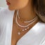 Baroque Multi-Layer Statement Pearl Necklace Carousel 6