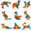 Jigsaw Tangram Brain Puzzle Educational Kids Toys Baby Early Learning Childrens Carousel 3