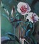 +++ IMPRESSIVE ORIGINAL "JOHN HILLIER? - ROSE " PAINTING +++ Carousel 5