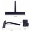 Shower Squeegee with Hook Streak-Free Cleaning for Door Window-Black Carousel 2