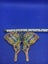 Large Vintage Butterfly Cloured Rhinestone Brooch Carousel 3