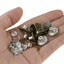 40 Set Metal Denim Jeans Tack Snap Buttons Rivets for Repair Replacement+Box Kit Carousel 5