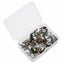 40 Set Metal Denim Jeans Tack Snap Buttons Rivets for Repair Replacement+Box Kit Carousel 9