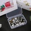 40 Set Metal Denim Jeans Tack Snap Buttons Rivets for Repair Replacement+Box Kit Carousel 13