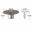 40 Set Metal Denim Jeans Tack Snap Buttons Rivets for Repair Replacement+Box Kit Carousel 15