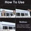 10pcs Plastic Blind Clips Clear Window Blind Clips Portable Valance Clips Carousel 10