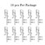 10pcs Plastic Blind Clips Clear Window Blind Clips Portable Valance Clips Carousel 13