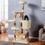 150CM Cat Tree House Scratching Post Condo - Beige Carousel 1