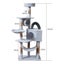 150CM Cat Tree House Scratching Post Condo - Beige Carousel 2