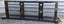 Long TV Stand, Dark Glossy Tempered Glass Shelves (OMP brand) Carousel 1