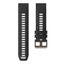 26mm Silicone Replacement Strap for Garmin Descent Mk1/Mk2/Mk2i Black&Grey Carousel 4
